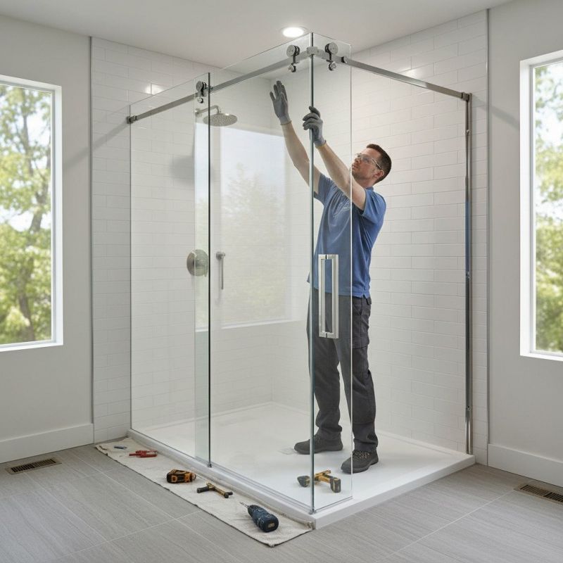 Shower Door Installation